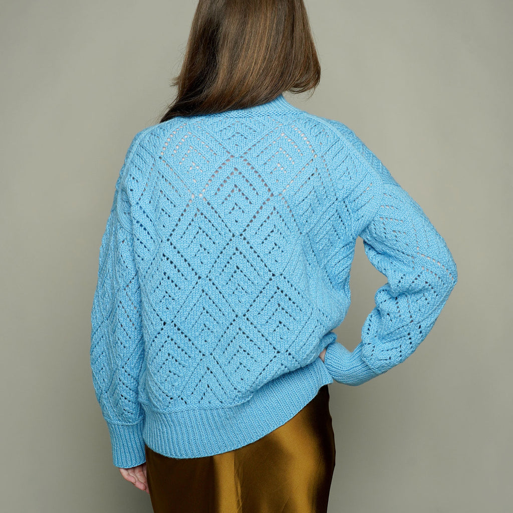 OPSKRIFT: Vanna Strik Sweater Lace